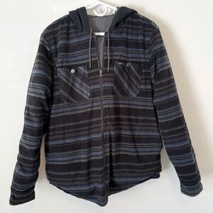 O'Neill Glacier Hood Reversible Superfleece Jacket Size: M